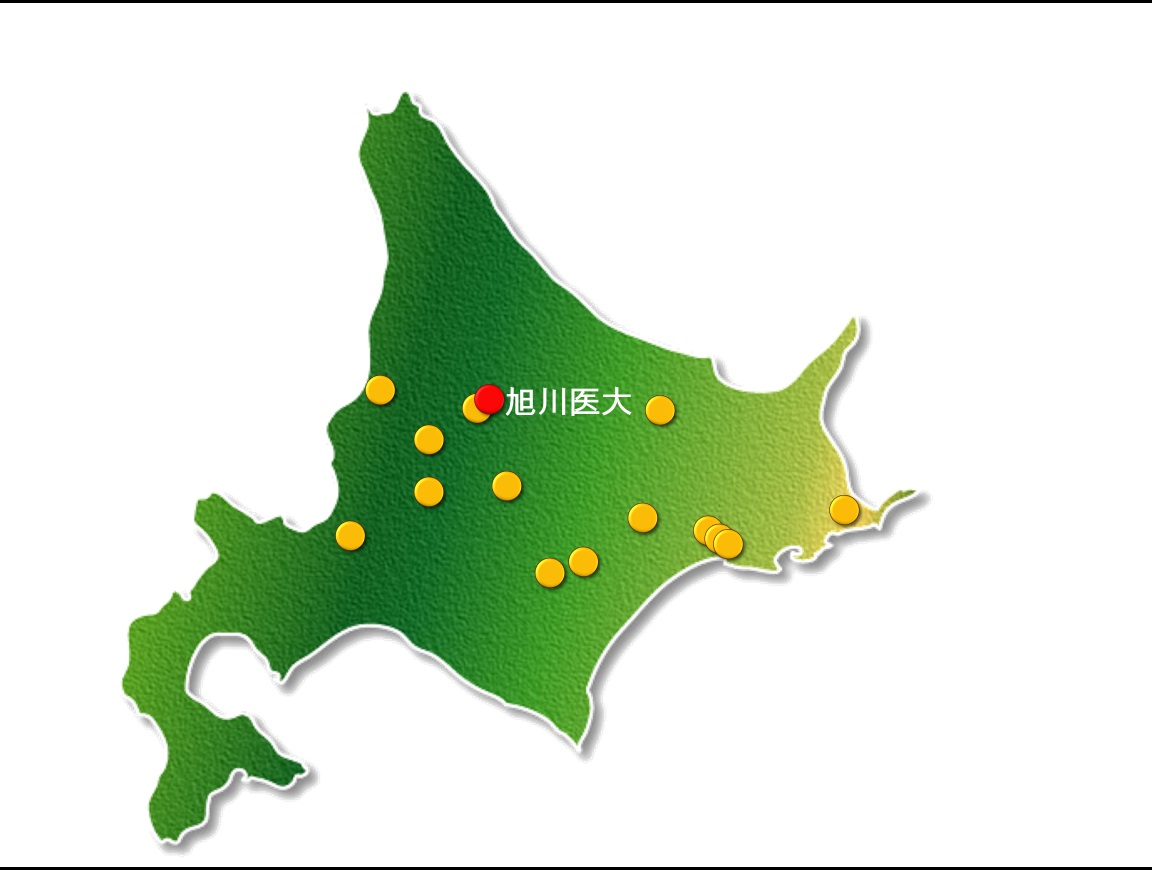 【図1】遠隔画像診断の連携施設 【図1】遠隔画像診断の連携施設