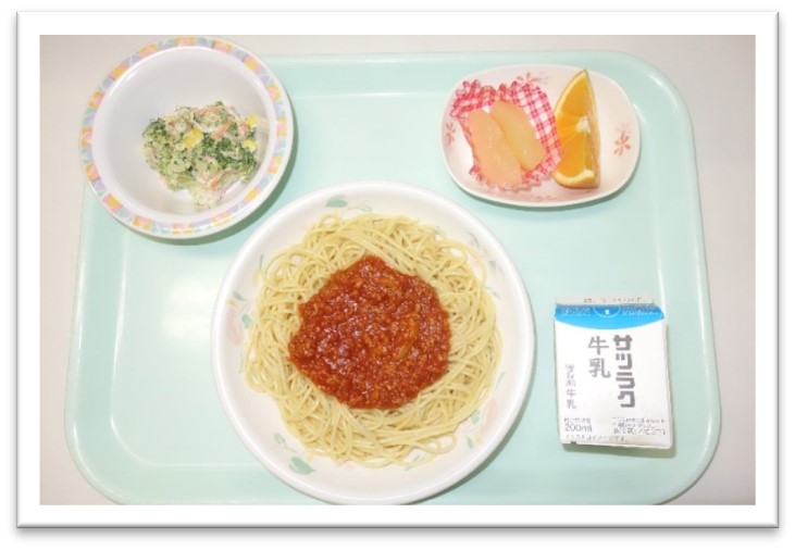 B食　スパゲッティミートソース