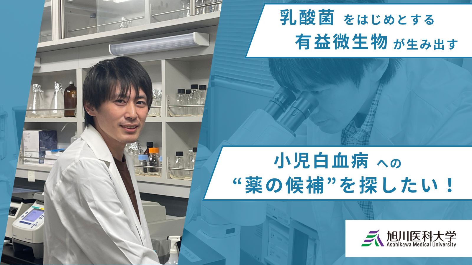 微生物から薬を創る！小児白血病の薬のタネを探す、創薬研究の第一歩を