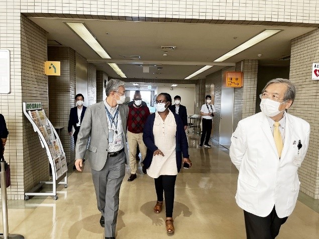 JA北海道厚生連遠軽厚生病院訪問の様子